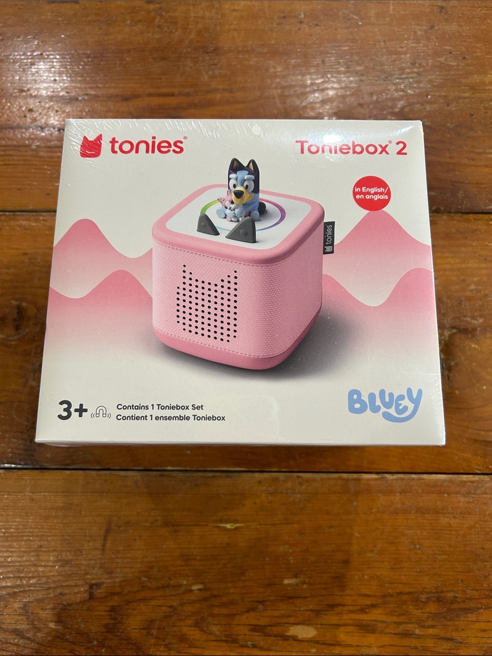 Tonies Toniebox 2 Kids Audio Player - Pink (Bluey Character) NEW